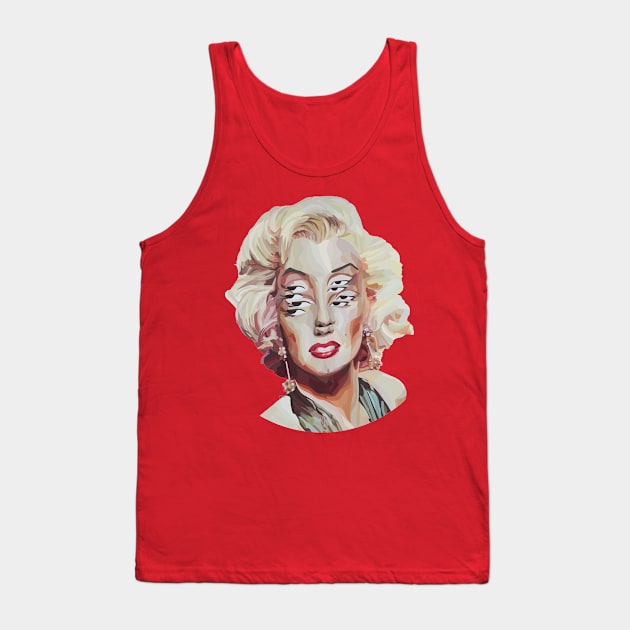 Marilyn Monster Tank Top by carsonology